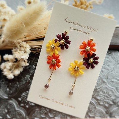 スローライフ猫ちゃんラウンドレジンヘアゴム ポニーフック変更可能