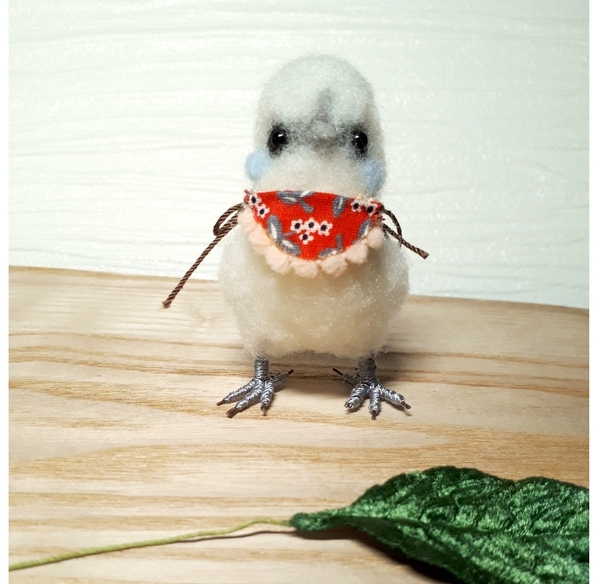 羊毛フェルト 野鳥 すずめ ハンドメイド 鳥さ