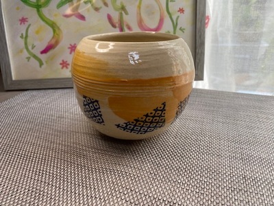 陶器ざくろの置物セットT-(52)