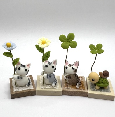 シーグラスアート105 ＊春とどうぶつたち＊（Seaglass and