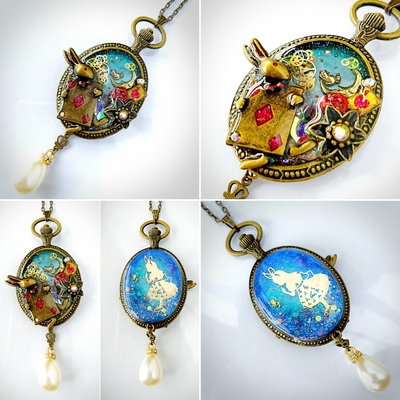 天然石ピアス No．123サンストーンとカイヤナイトのショートピアス